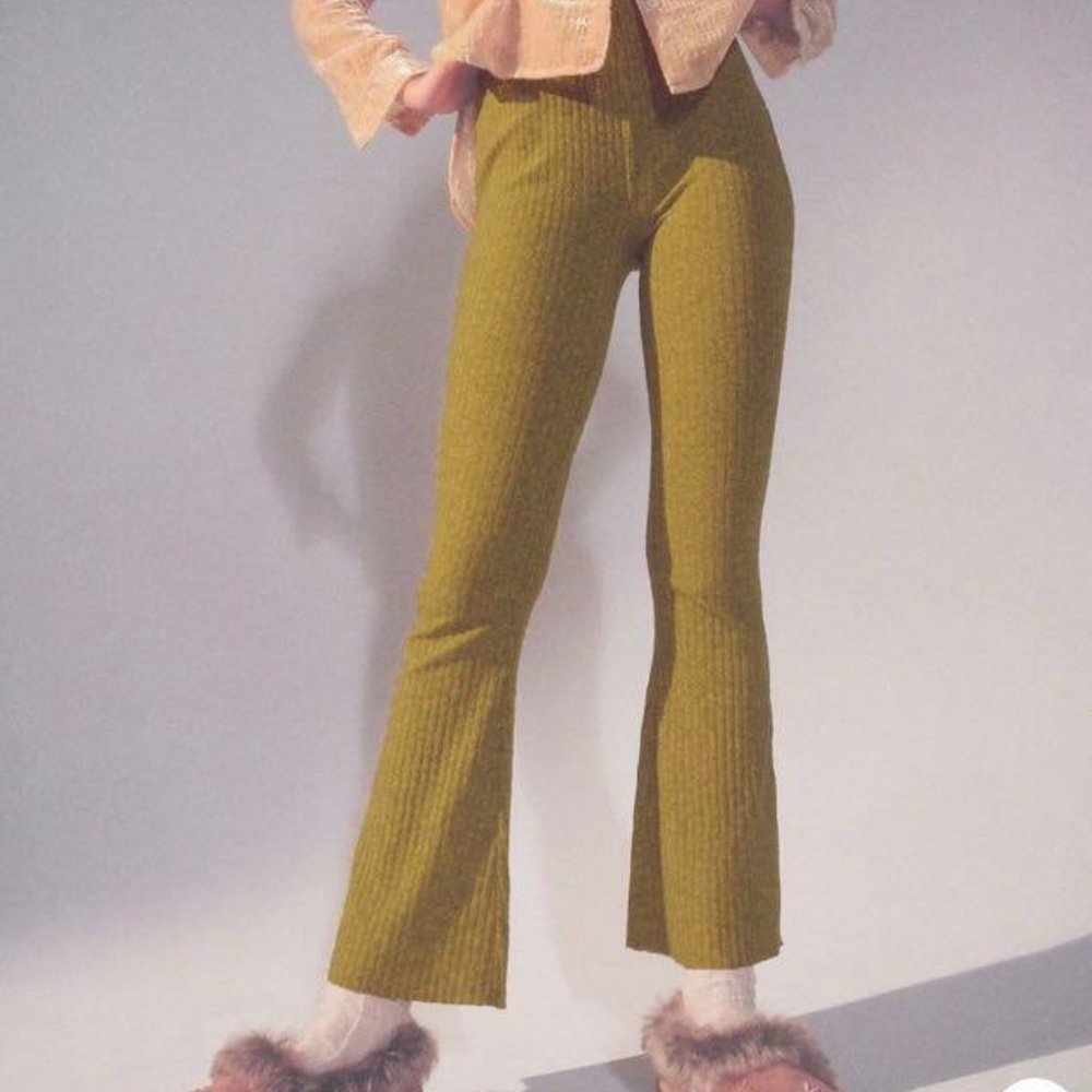 NWT Urban Outfitters Ribbed Flare Pants